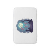 Ghost Cat Parade Badematte (Vorderseite Vertikal)