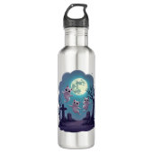 Ghost Cat Parade Edelstahlflasche (Vorderseite)