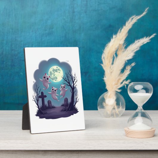 Ghost Cat Parade Fotoplatte (Seite)