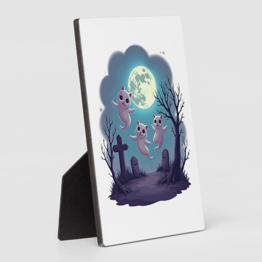 Ghost Cat Parade Fotoplatte (Seite)