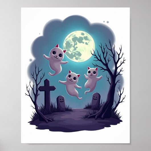 Ghost Cat Parade Poster (Vorne)