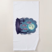 Ghost Cat Parade Strandtuch (Vorderseite)