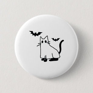 Ghost Cat Pocket Halloween Kostüme Männer Frauen K Button