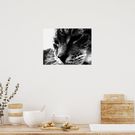 Ghost Cat Poster (Küche)