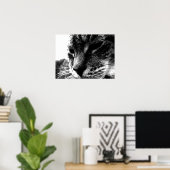 Ghost Cat Poster (Heimbüro)