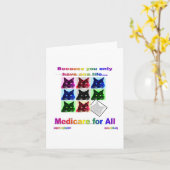 Ghost Cat Postkarte (Gelbe Blume)