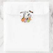 Ghost Cat Quadratischer Aufkleber (Tasche)