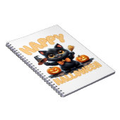 Ghost Cat T-Shirt, Halloween Shirt, Spooky Niedlic Notizblock (Rechte Seite)