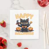 Ghost Cat T-Shirt, Halloween Shirt, Spooky Niedlic Serviette (Beispiel)