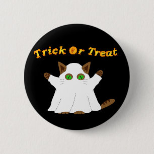 Ghost Cat Trick oder Treat Button