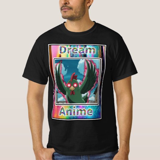 Ghost Chicken Dream Anime T-Shirt (Vorderseite)