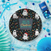 Ghost Christmas Design Pappteller (Party)