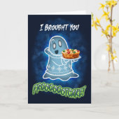 GHOST CHRISTMAS PRESENTS (matte) - Jeff Willis Art Karte (Gelbe Blume)