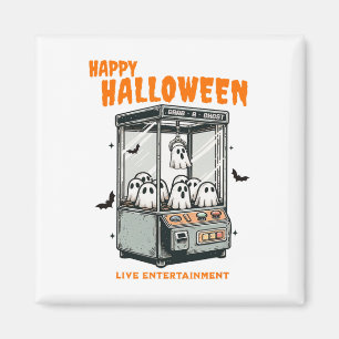Ghost Claw Game Happy Halloween Magnet