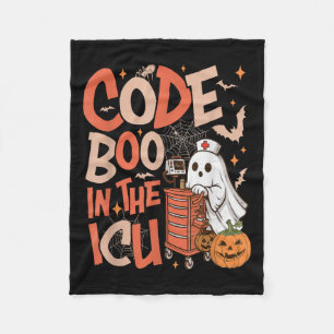 Ghost-Code-Boo in der ICU-Krankenpflege Nurse Hall Fleecedecke