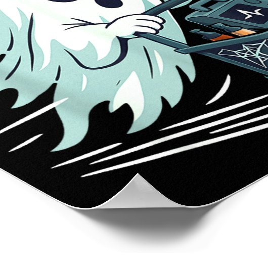 Ghost Code Boo In The Icu Nursing Gift For Hallowe Poster (Ecke)