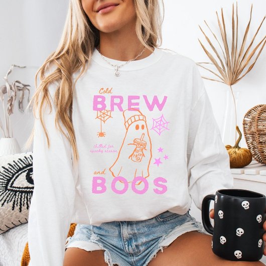 Ghost Cold Brew And Boos Eiskaffee Halloween Sweatshirt