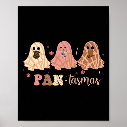Ghost Conchas Mexican Halloween Poster (Vorne)