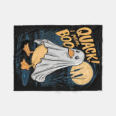 Ghost Costume Niedlich Duck Quack I Gemein Boo Spo Fleecedecke (Vorderseite (Horizontal))
