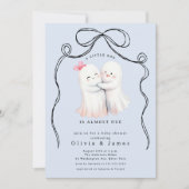 Ghost Couple Baby Dusche Einladung (Vorderseite)