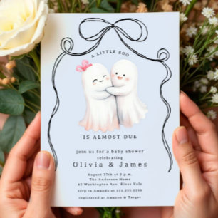 Ghost Couple Baby Dusche Einladung