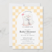 Ghost Couple Baby Dusche Einladung (Vorderseite)