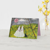 Ghost Couple Forever 3 Art Card Karte (Gelbe Blume)