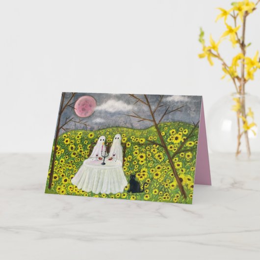 Ghost Couple Forever 3 Art Card Karte (Gelbe Blume)