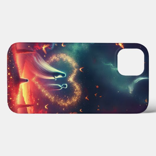 Ghost Couple Phone Case (Rückseite (Horizontal))