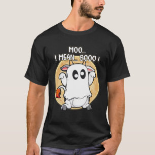 Ghost Cow Moo I Gemein Boo Pumpkin T-Shirt