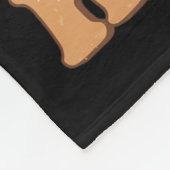 Ghost Cowboy Hat Bats Rodeo Western Halloween Fleecedecke (Ecke)