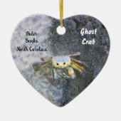 Ghost Crab Heart Shaped Ornament (Vorne)