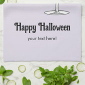 Ghost & Creepy Party Cocktail Geschirrtuch (Gefaltet)