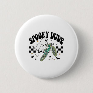 Ghost Cycling Bicycle Bike Retro Halloween-Party C Button