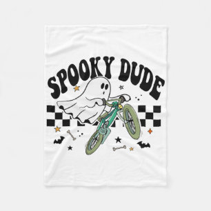 Ghost Cycling Bicycle Bike Retro Halloween-Party C Fleecedecke