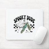 Ghost Cycling Bicycle Bike Retro Halloween-Party C Mousepad (Mit Mouse)