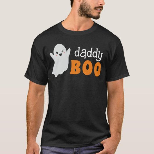 Ghost Daddy Boo Matching Family Halloween T-Shirt (Vorderseite)