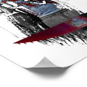 Ghost Daddy's Knife Poster (Ecke)