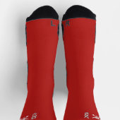 Ghost Dance red high performance socks Socken (Oben)