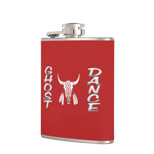 Ghost Dance umhüllte Flasche Flachmann (Links)
