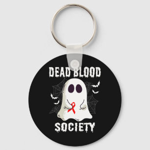 Ghost Dead Blood Society Blood Cancer Awareness Ha Schlüsselanhänger