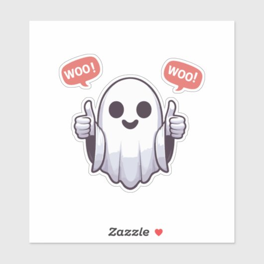 Ghost der Genehmigung Aufkleber (Blatt)