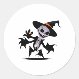 Ghost Devil in Halloween Sticker