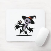 Ghost Devil in Halloween Sticker Mousepad (Mit Mouse)