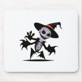 Ghost Devil in Halloween Sticker Mousepad (Vorne)