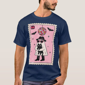 Ghost Disco-Briefmarke T-Shirt