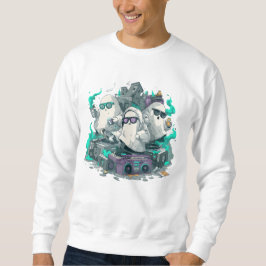 Ghost DJs Party Art – Lustige Hip Hop Geister Stre Sweatshirt