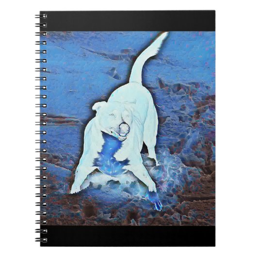 Ghost-Dog-Notebook Notizblock (Vorderseite)