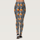 Ghost Drift: All-Over Halloween Leggings (Rückseite)