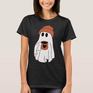 Ghost Drink-Kaffee lustiges Halloween Kostümkostüm T-Shirt